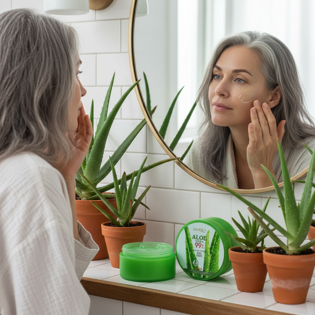 Tratamento com 99% do extrato de Aloe Vera